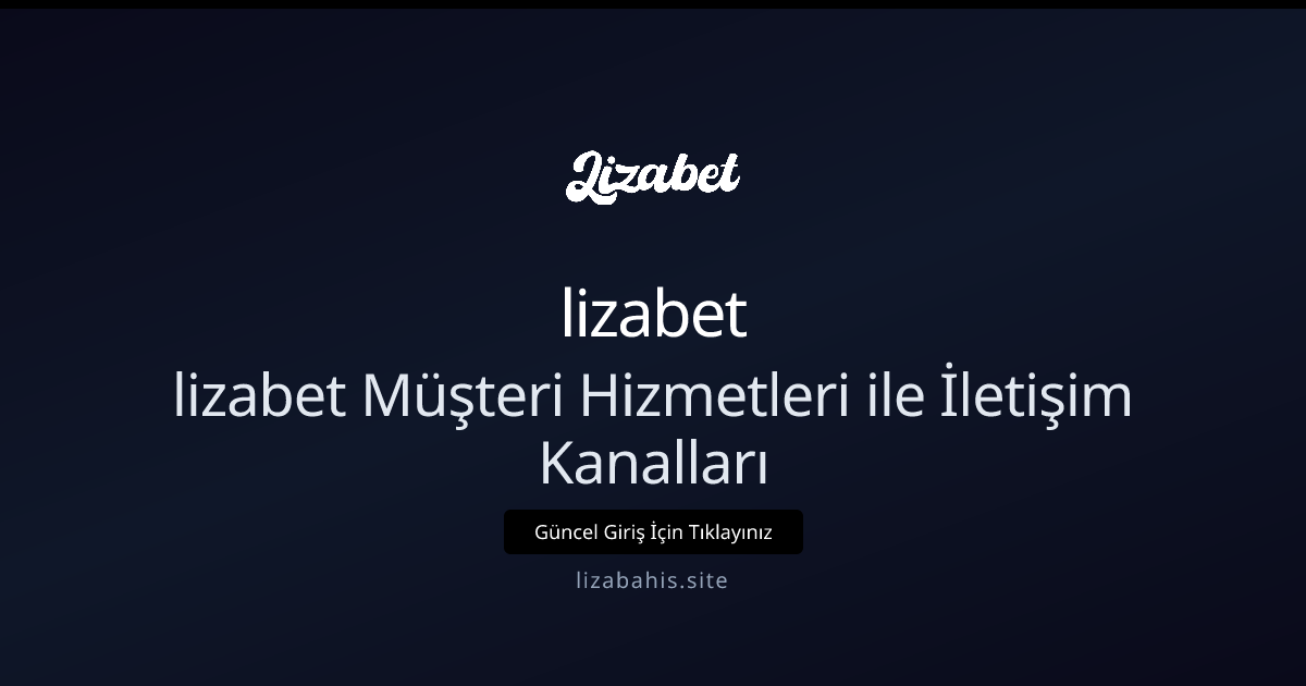 Lizabet Destek Rehberi: Erişim Yolları ve Hızlı Çözümler - lizabet rehber görseli