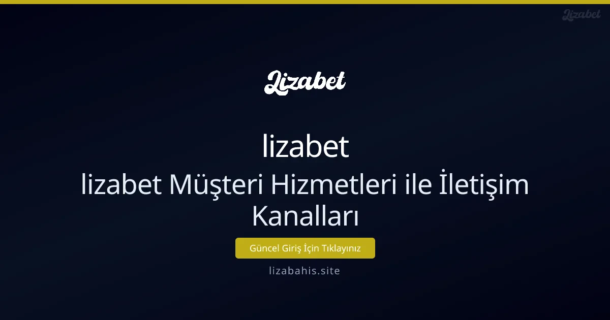 Müşteri Hizmetleri ve İletişim Kanalları Rehberi - lizabet